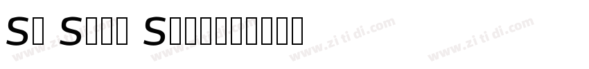 SB Sans Screen字体转换
